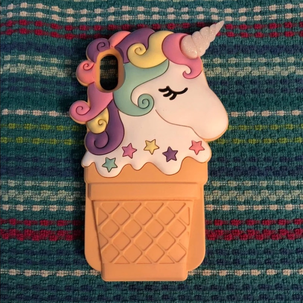 iPhone X unicorn phone case